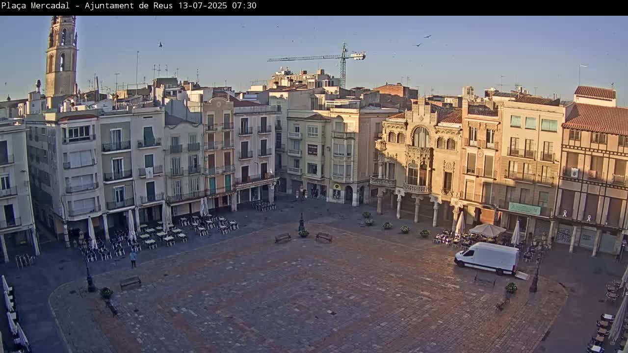 Reus Town Hall, Mercadal Square Live Cam - Tarragona, Catalonia, Spain