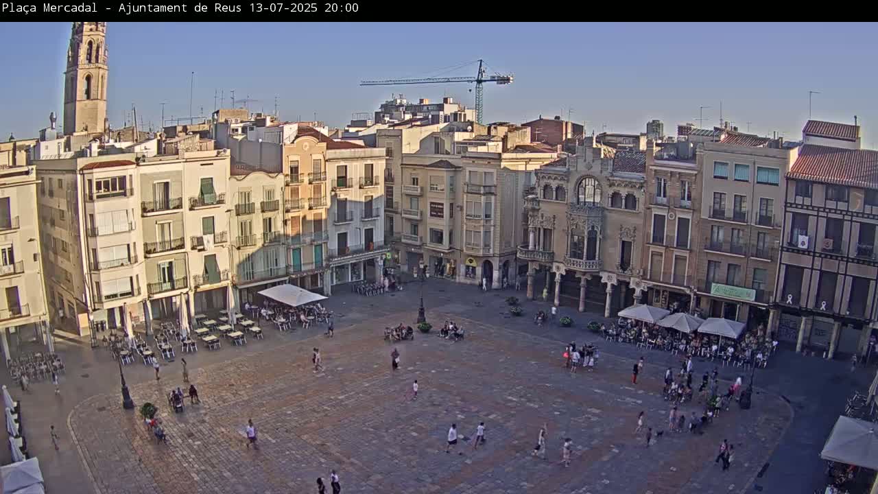 Reus Town Hall, Mercadal Square Live Cam - Tarragona, Catalonia, Spain