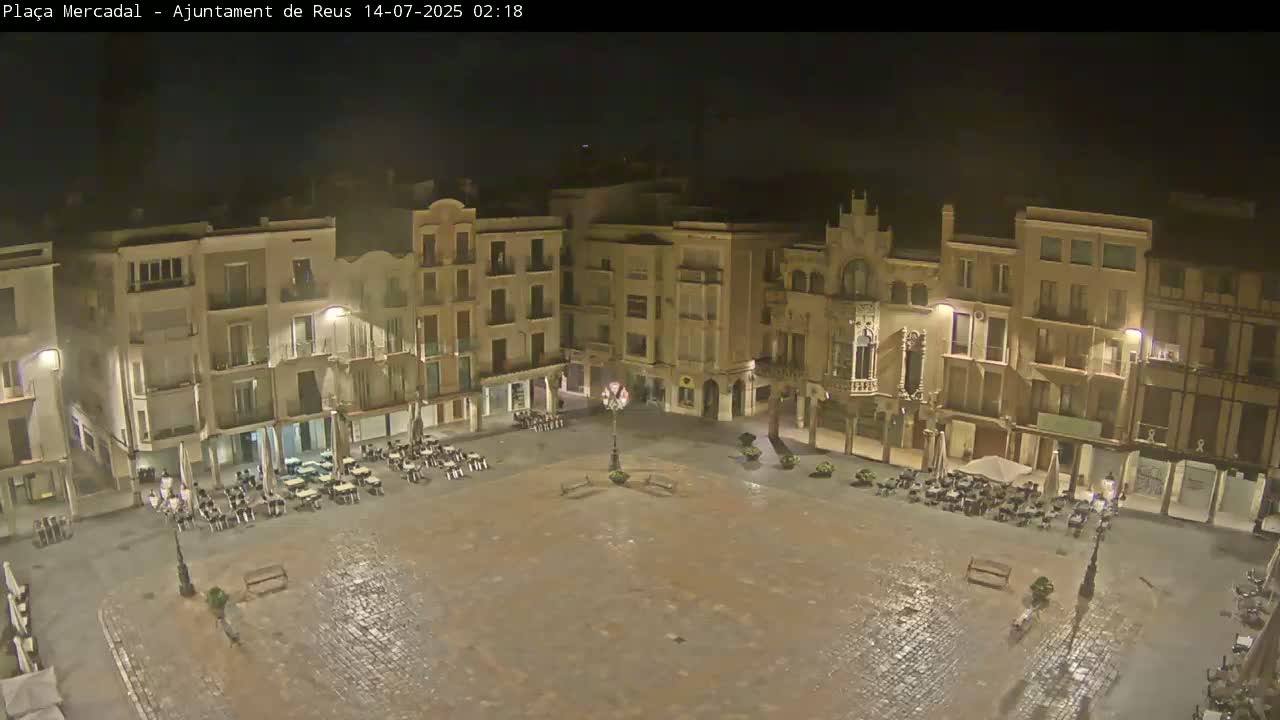 Reus Town Hall, Mercadal Square Live Cam - Tarragona, Catalonia, Spain