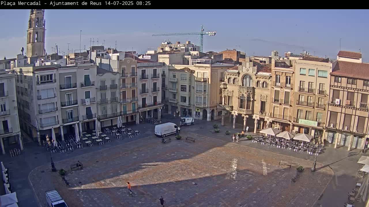 Reus Town Hall, Mercadal Square Live Cam - Tarragona, Catalonia, Spain