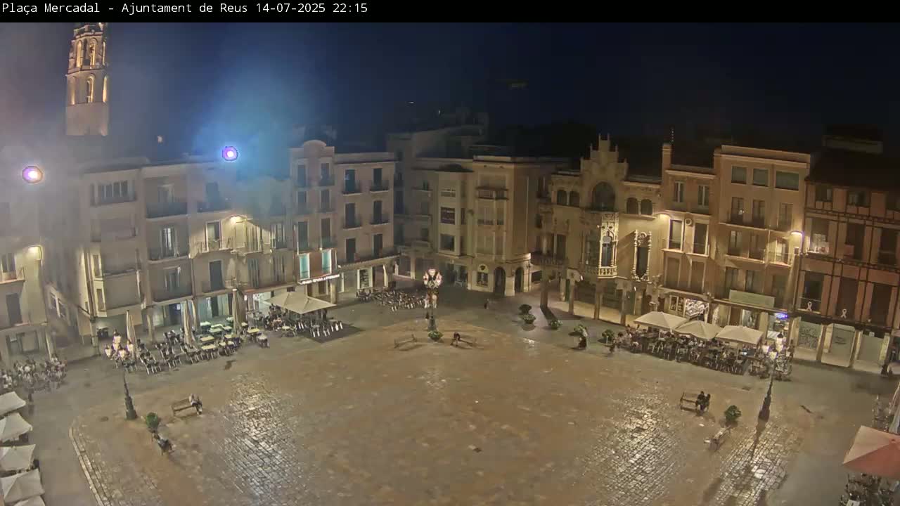 Reus Town Hall, Mercadal Square Live Cam - Tarragona, Catalonia, Spain