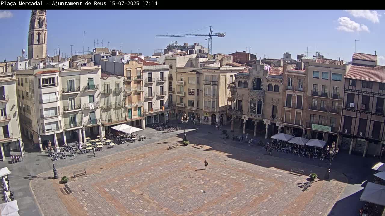Reus Town Hall, Mercadal Square Live Cam - Tarragona, Catalonia, Spain