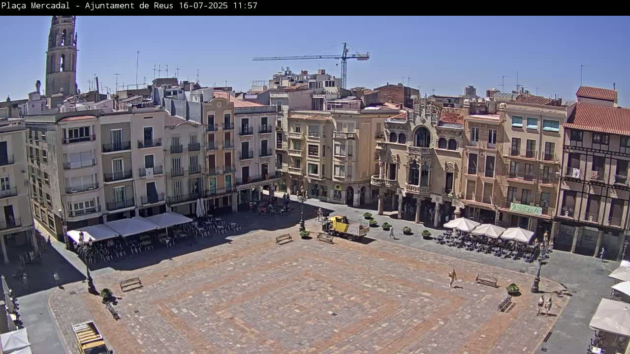 Reus Town Hall, Mercadal Square Live Cam - Tarragona, Catalonia, Spain