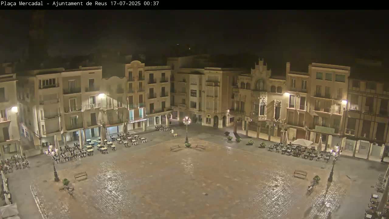 Reus Town Hall, Mercadal Square Live Cam - Tarragona, Catalonia, Spain