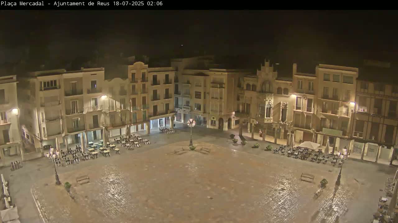 Reus Town Hall, Mercadal Square Live Cam - Tarragona, Catalonia, Spain