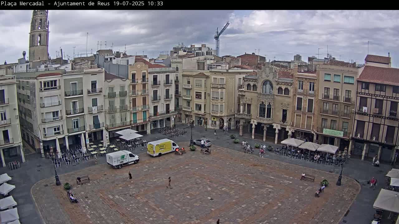 Reus Town Hall, Mercadal Square Live Cam - Tarragona, Catalonia, Spain