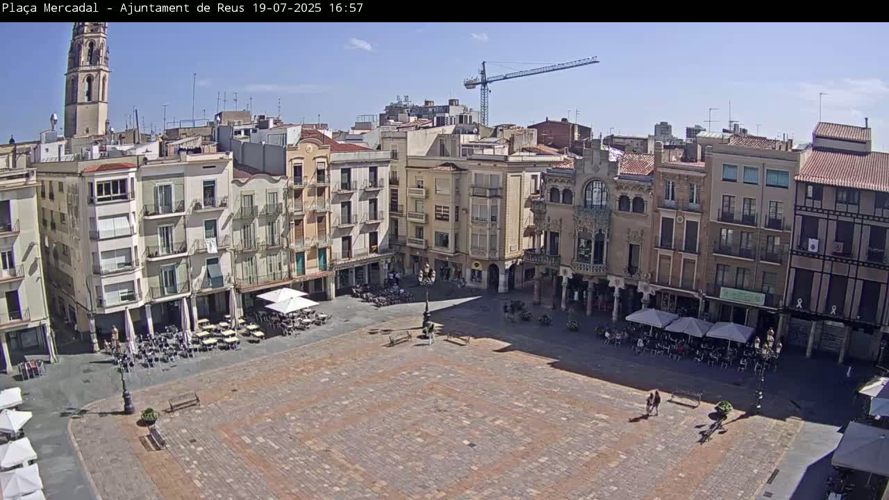 Reus Town Hall, Mercadal Square Live Cam - Tarragona, Catalonia, Spain