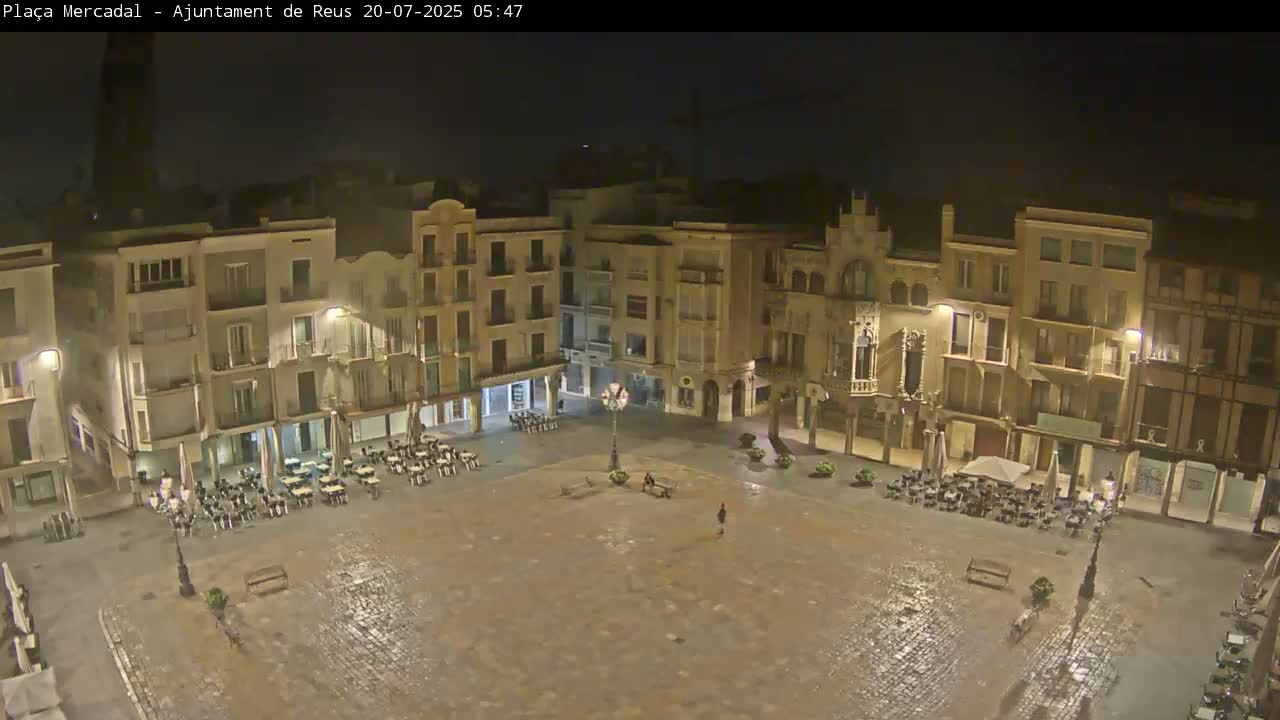 Reus Town Hall, Mercadal Square Live Cam - Tarragona, Catalonia, Spain