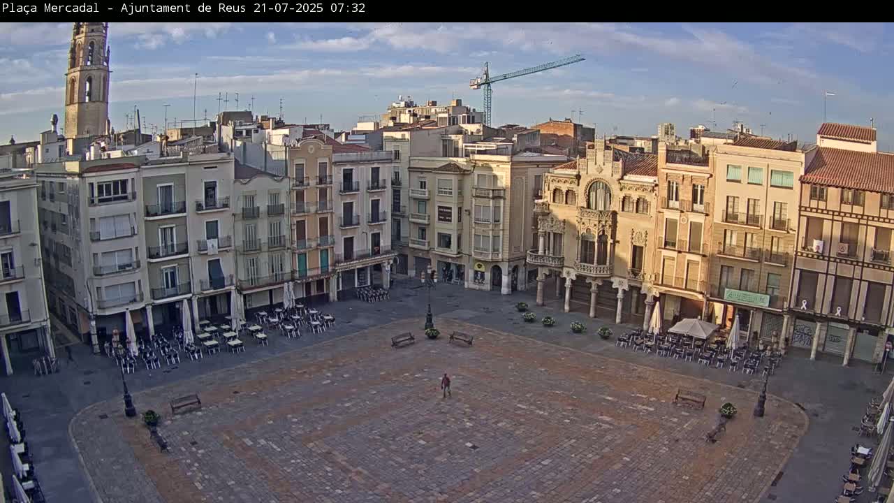 Reus Town Hall, Mercadal Square Live Cam - Tarragona, Catalonia, Spain