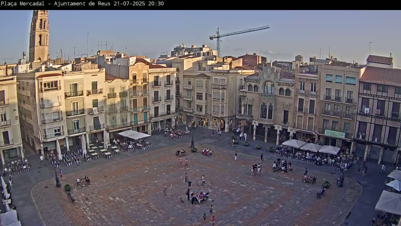 Reus Town Hall, Mercadal Square Live Cam - Tarragona, Catalonia, Spain