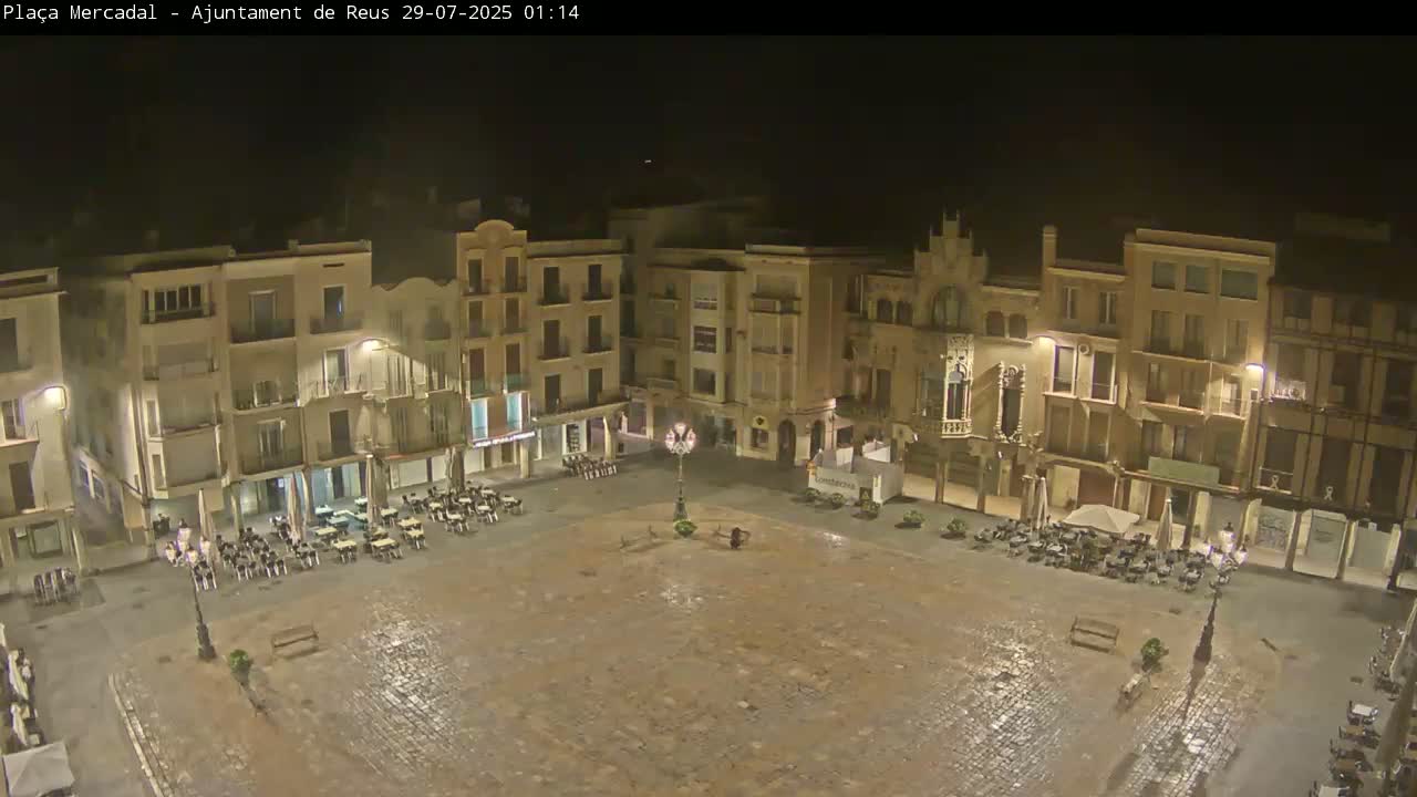 Reus Town Hall, Mercadal Square Live Cam - Tarragona, Catalonia, Spain