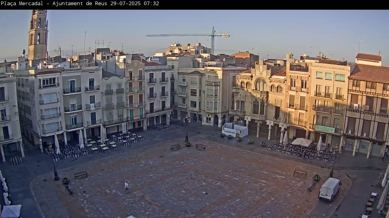 Reus Town Hall, Mercadal Square Live Cam - Tarragona, Catalonia, Spain