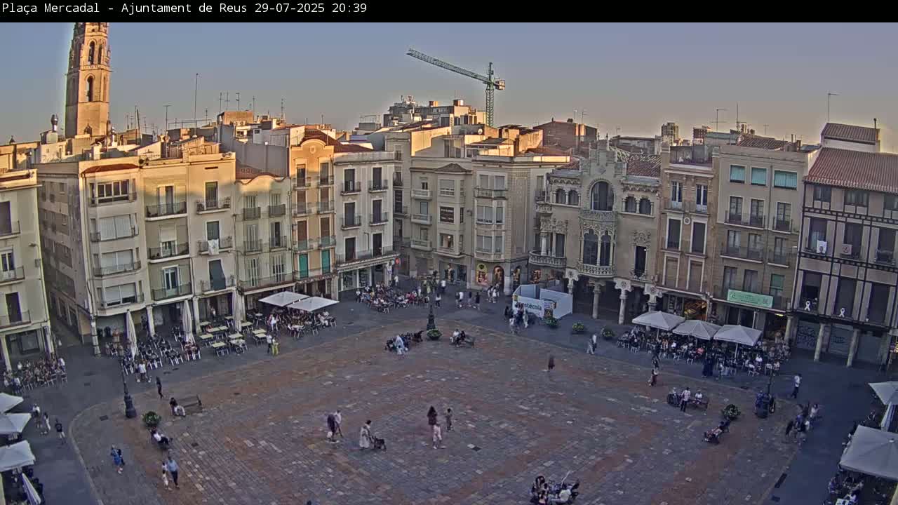 Reus Town Hall, Mercadal Square Live Cam - Tarragona, Catalonia, Spain