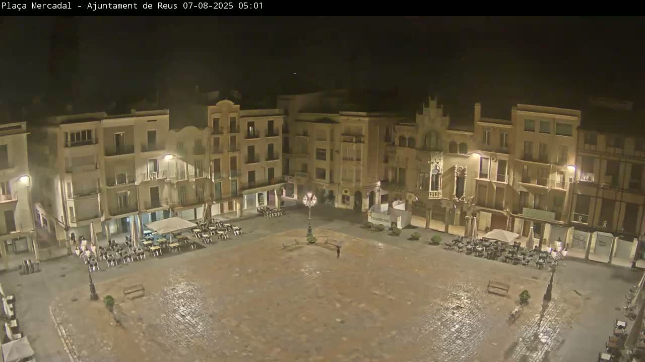 Reus Town Hall, Mercadal Square Live Cam - Tarragona, Catalonia, Spain