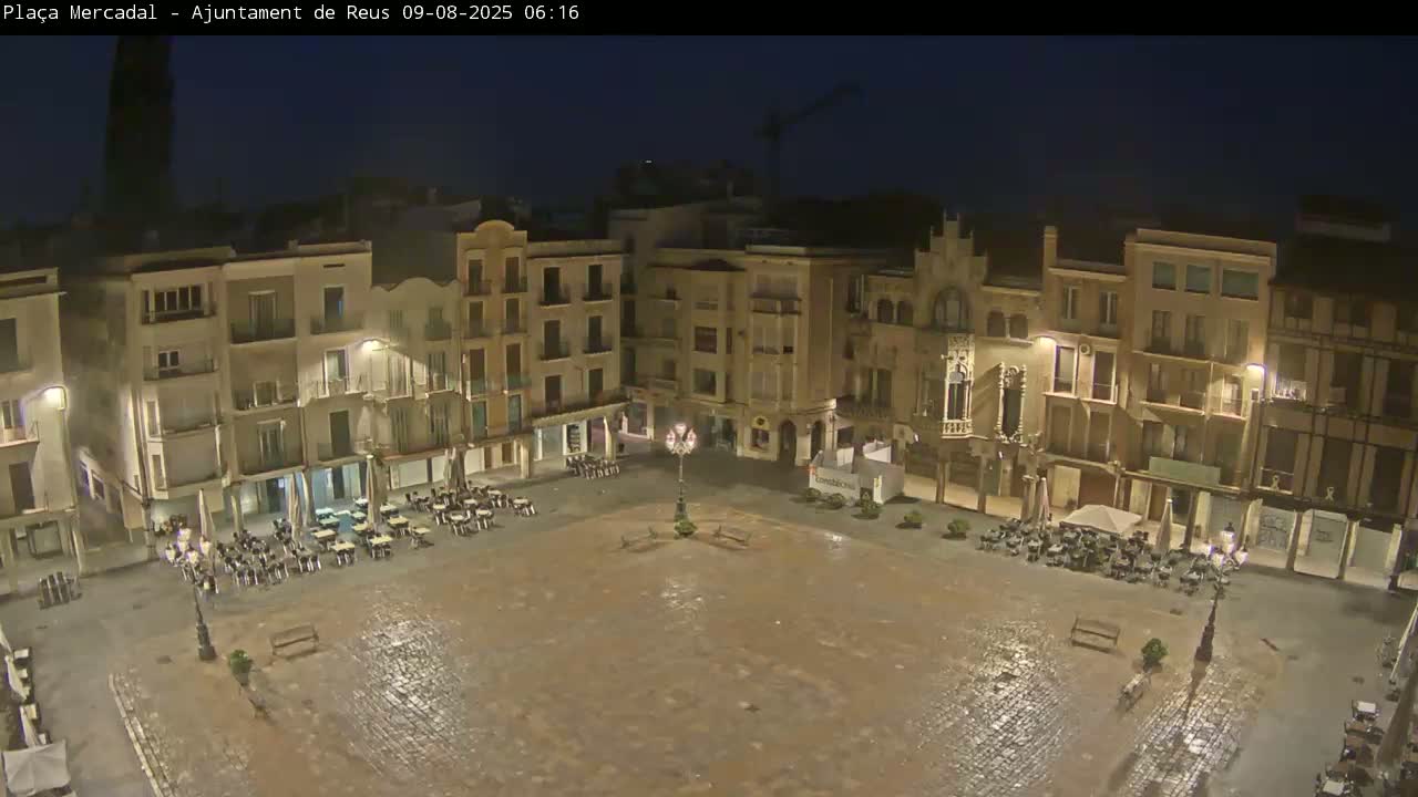 Reus Town Hall, Mercadal Square Live Cam - Tarragona, Catalonia, Spain