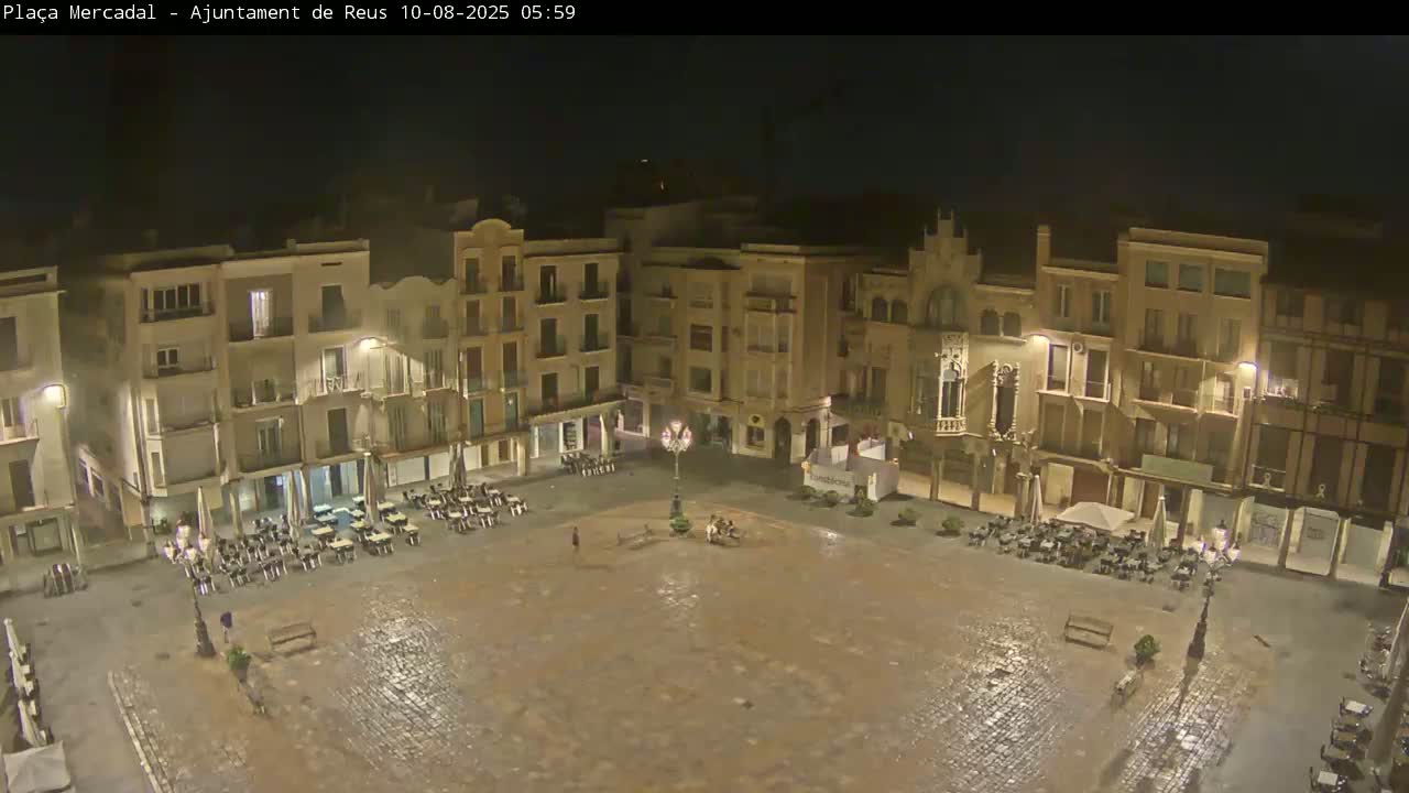Reus Town Hall, Mercadal Square Live Cam - Tarragona, Catalonia, Spain