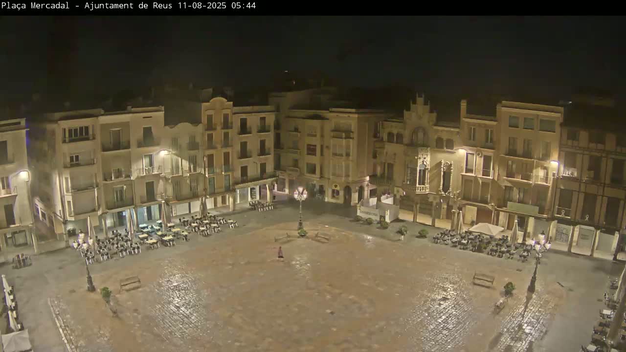 Reus Town Hall, Mercadal Square Live Cam - Tarragona, Catalonia, Spain