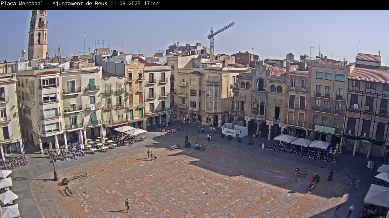 Reus Town Hall, Mercadal Square Live Cam - Tarragona, Catalonia, Spain