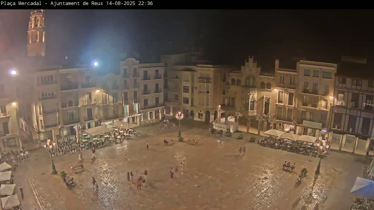 Reus Town Hall, Mercadal Square Live Cam - Tarragona, Catalonia, Spain