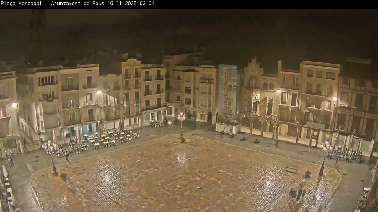Reus Town Hall, Mercadal Square Live Cam - Tarragona, Catalonia, Spain