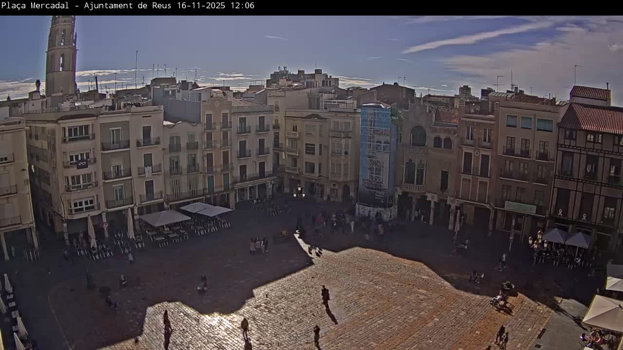 Reus Town Hall, Mercadal Square Live Cam - Tarragona, Catalonia, Spain