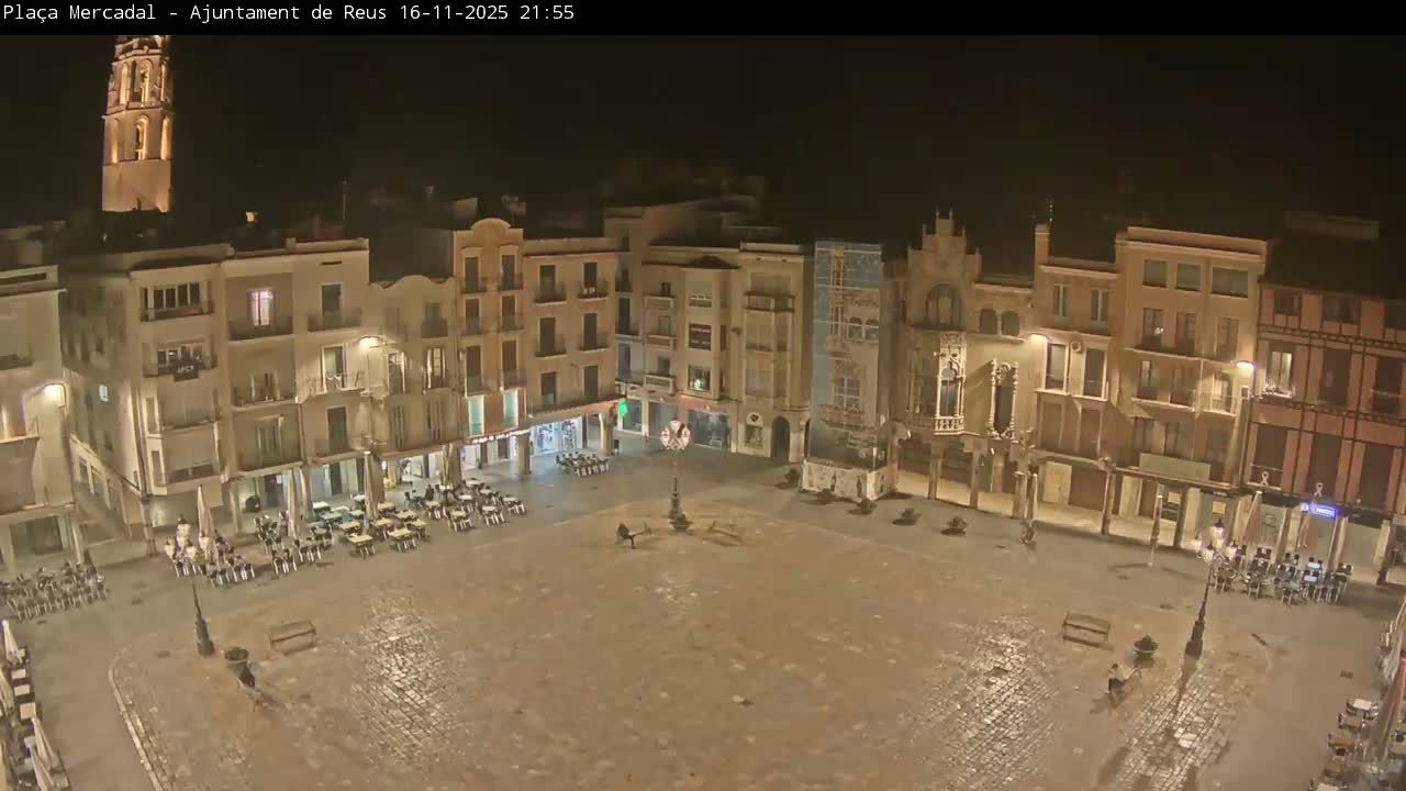 Reus Town Hall, Mercadal Square Live Cam - Tarragona, Catalonia, Spain