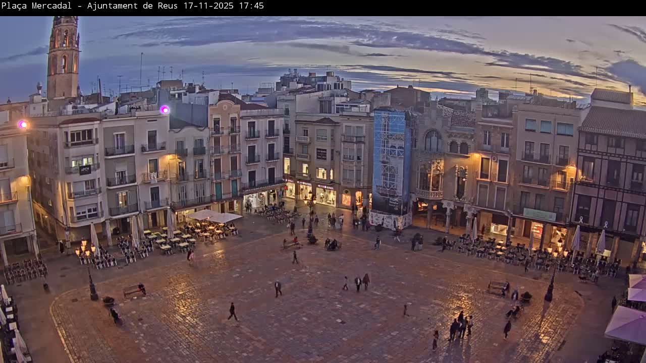Reus Town Hall, Mercadal Square Live Cam - Tarragona, Catalonia, Spain