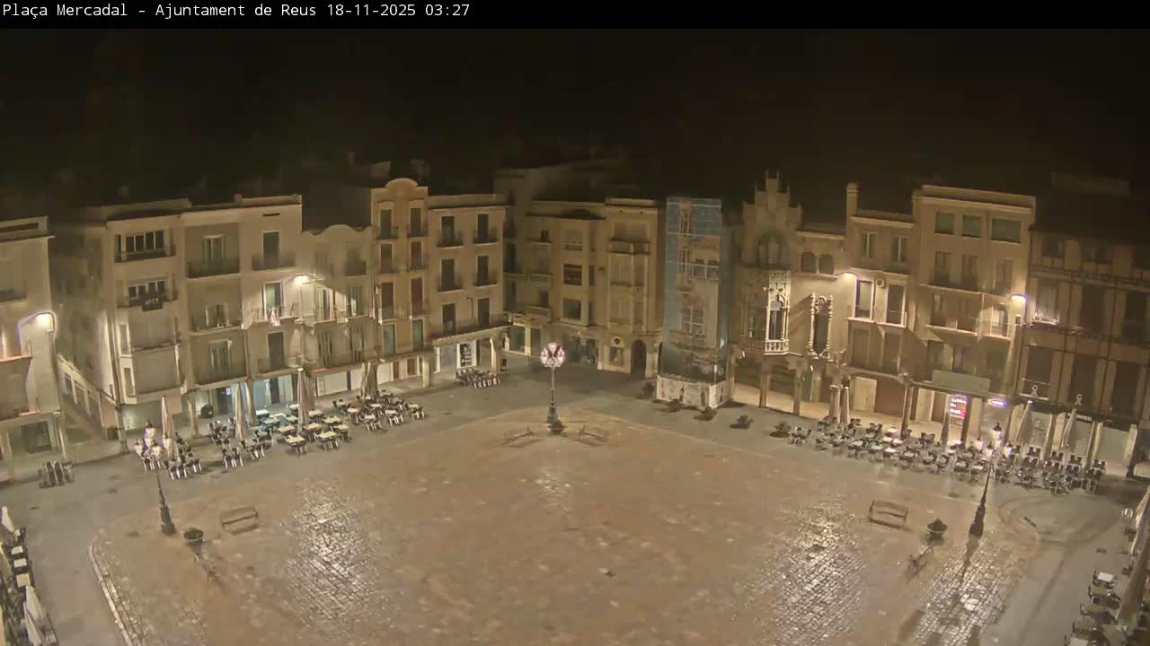 Reus Town Hall, Mercadal Square Live Cam - Tarragona, Catalonia, Spain