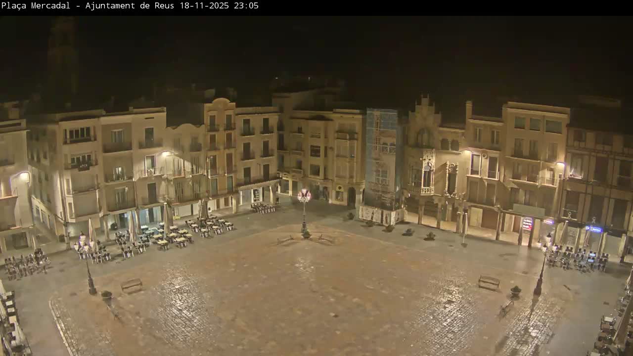 Reus Town Hall, Mercadal Square Live Cam - Tarragona, Catalonia, Spain