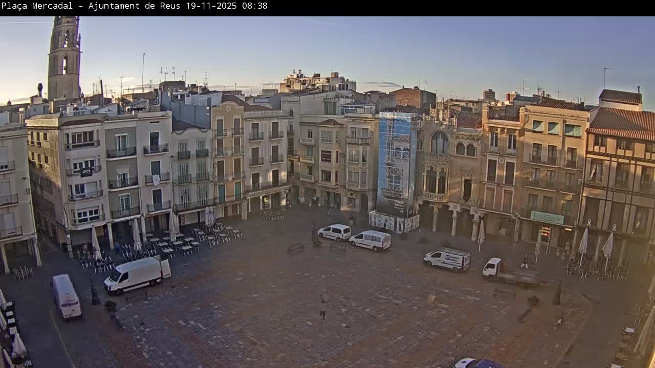Reus Town Hall, Mercadal Square Live Cam - Tarragona, Catalonia, Spain