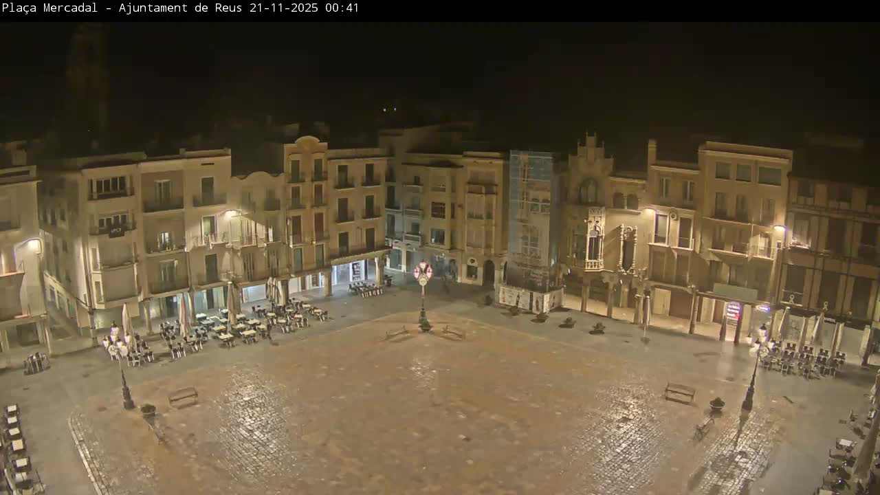 Reus Town Hall, Mercadal Square Live Cam - Tarragona, Catalonia, Spain