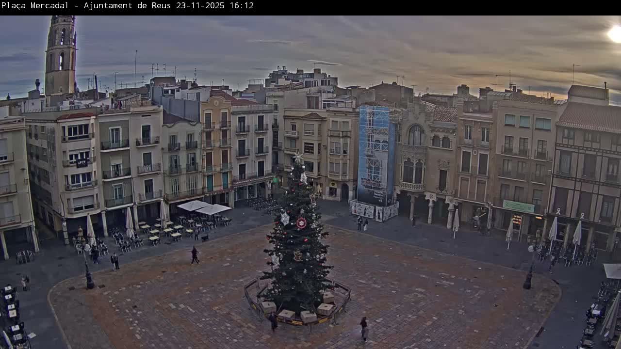 Reus Town Hall, Mercadal Square Live Cam - Tarragona, Catalonia, Spain