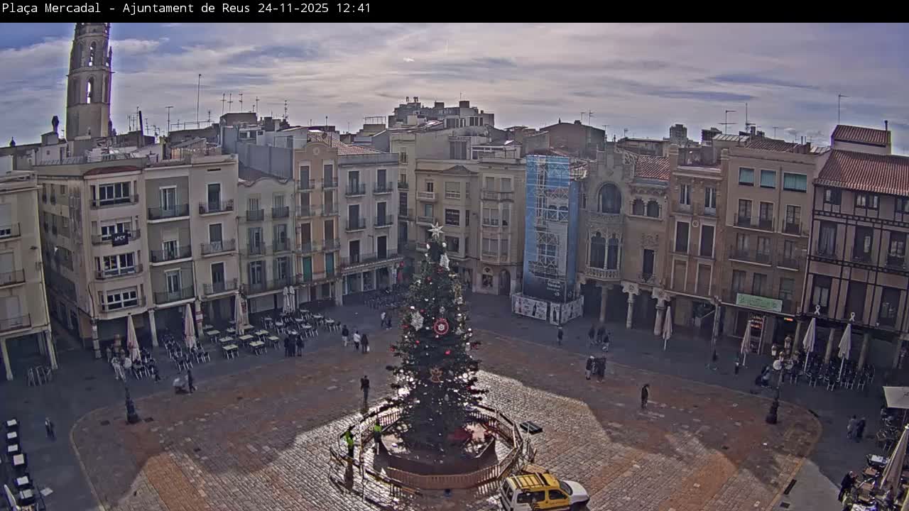Reus Town Hall, Mercadal Square Live Cam - Tarragona, Catalonia, Spain