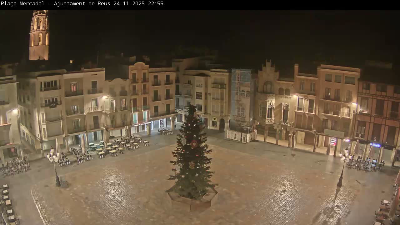 Reus Town Hall, Mercadal Square Live Cam - Tarragona, Catalonia, Spain