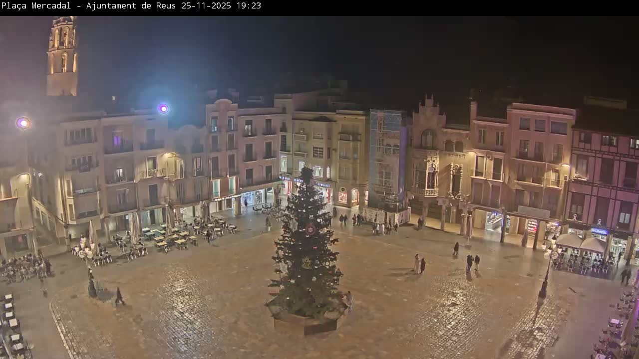 Reus Town Hall, Mercadal Square Live Cam - Tarragona, Catalonia, Spain
