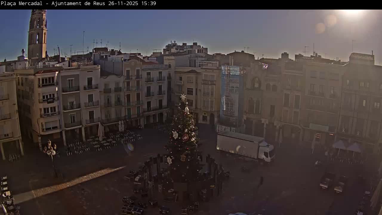 Reus Town Hall, Mercadal Square Live Cam - Tarragona, Catalonia, Spain
