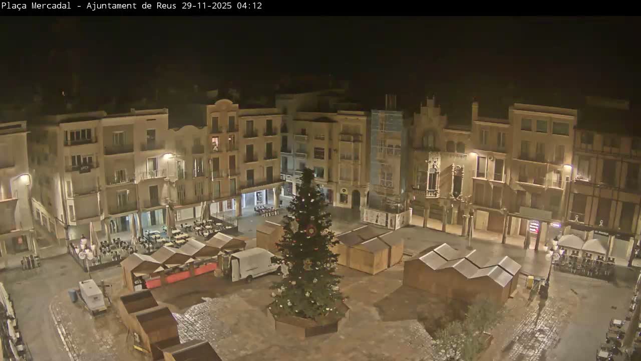 Reus Town Hall, Mercadal Square Live Cam - Tarragona, Catalonia, Spain