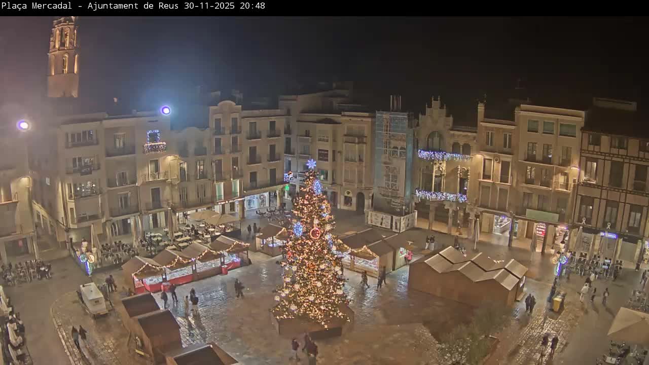 Reus Town Hall, Mercadal Square Live Cam - Tarragona, Catalonia, Spain