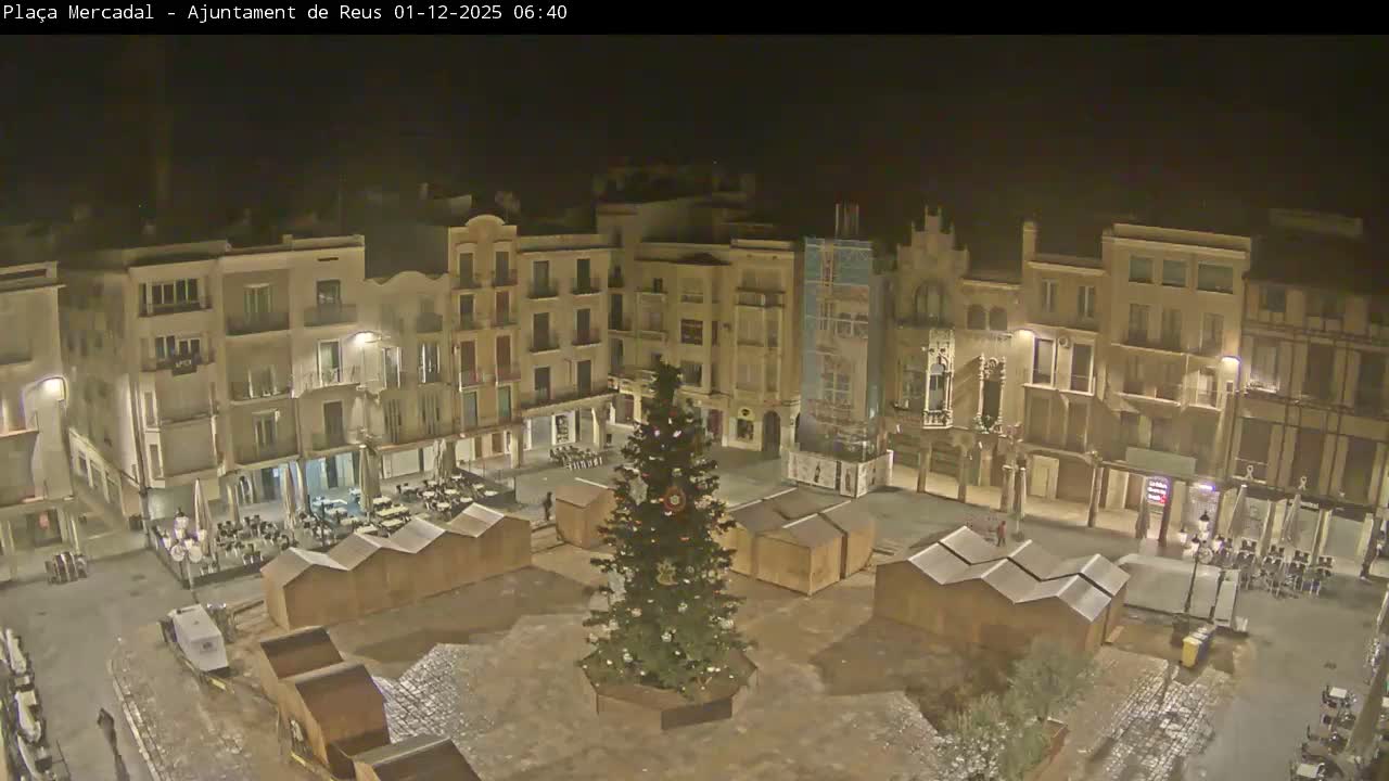 Reus Town Hall, Mercadal Square Live Cam - Tarragona, Catalonia, Spain