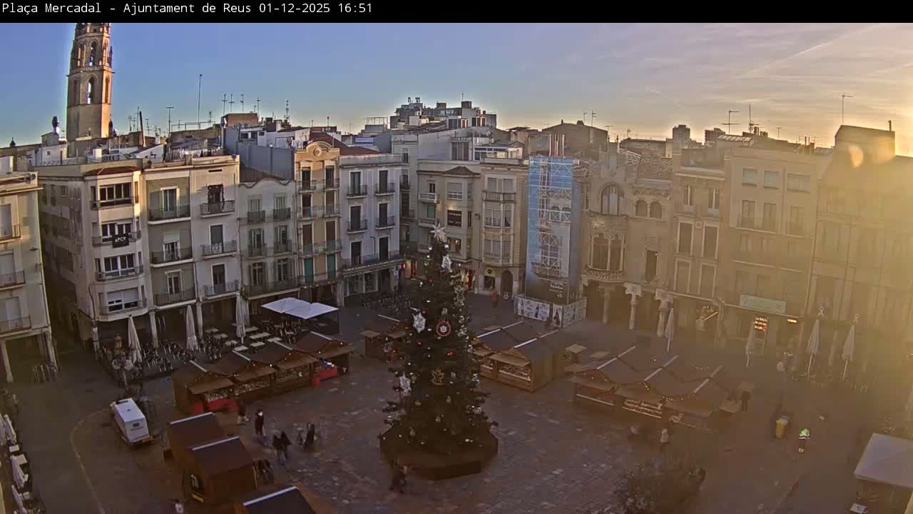 Reus Town Hall, Mercadal Square Live Cam - Tarragona, Catalonia, Spain