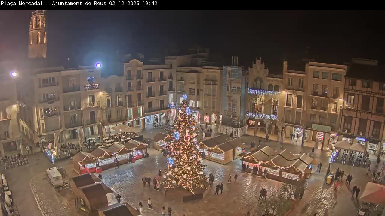 Reus Town Hall, Mercadal Square Live Cam - Tarragona, Catalonia, Spain