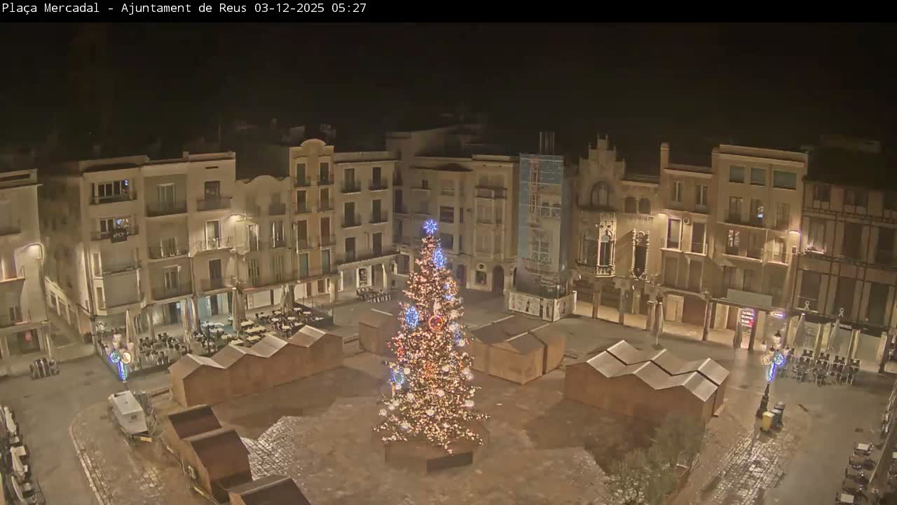 Reus Town Hall, Mercadal Square Live Cam - Tarragona, Catalonia, Spain