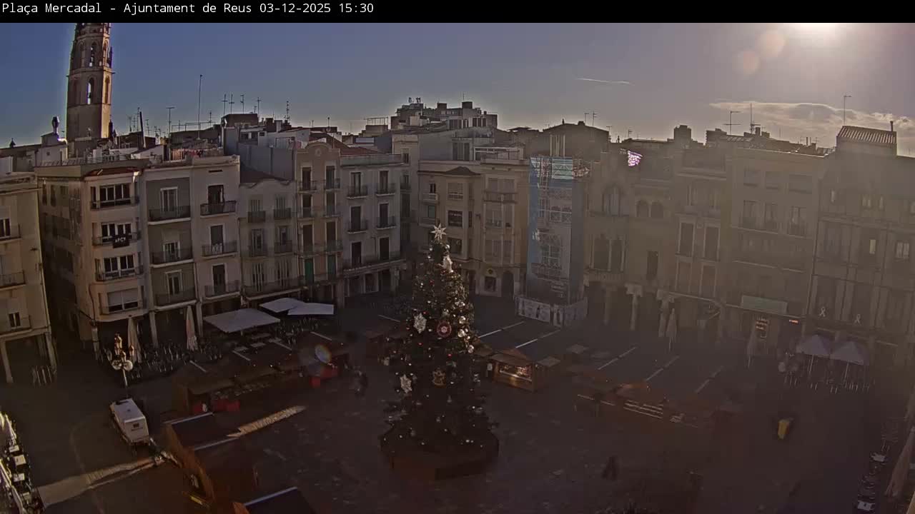 Reus Town Hall, Mercadal Square Live Cam - Tarragona, Catalonia, Spain