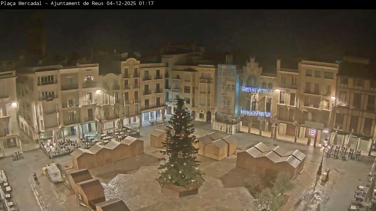 Reus Town Hall, Mercadal Square Live Cam - Tarragona, Catalonia, Spain