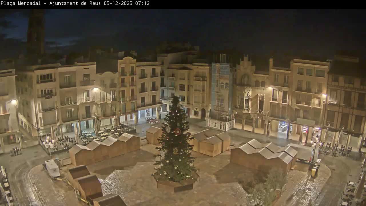 Reus Town Hall, Mercadal Square Live Cam - Tarragona, Catalonia, Spain