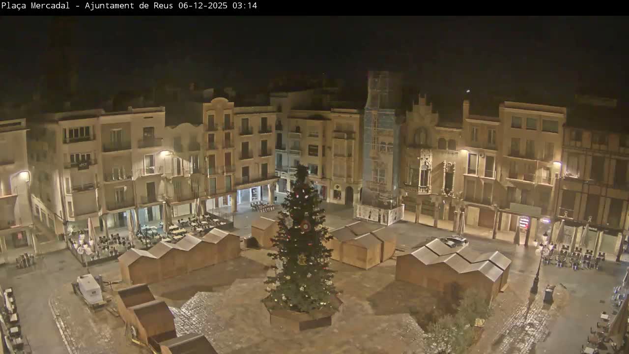 Reus Town Hall, Mercadal Square Live Cam - Tarragona, Catalonia, Spain