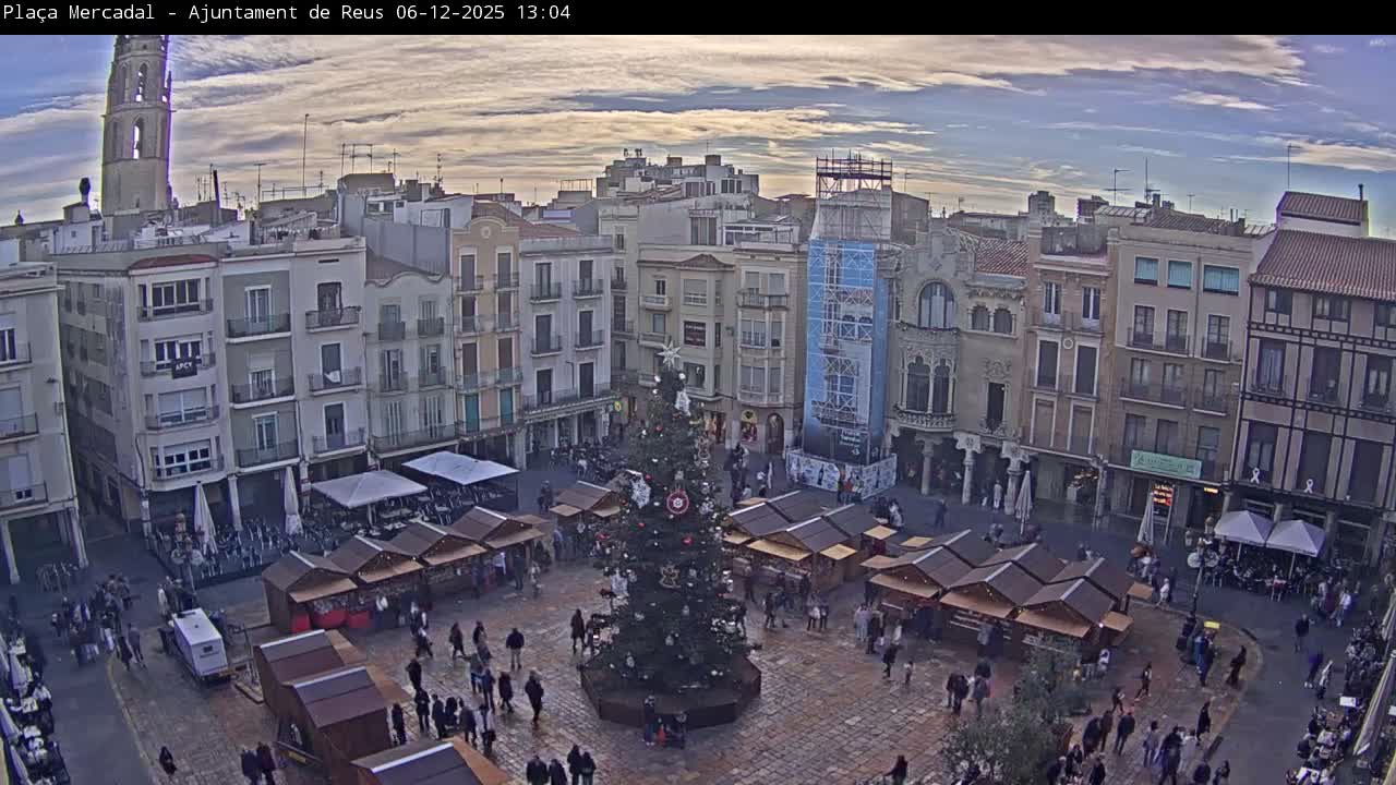 Reus Town Hall, Mercadal Square Live Cam - Tarragona, Catalonia, Spain