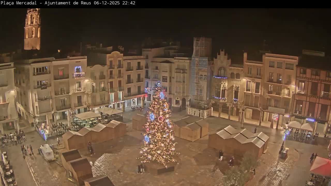 Reus Town Hall, Mercadal Square Live Cam - Tarragona, Catalonia, Spain