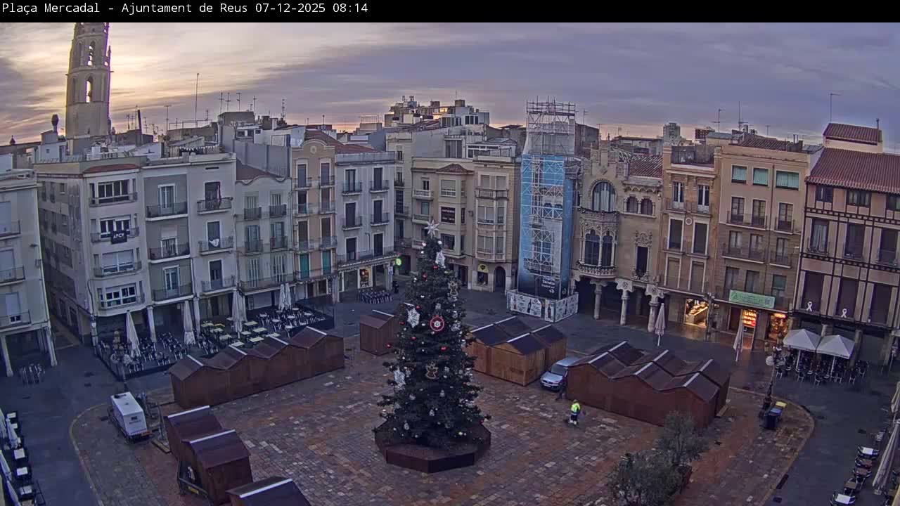 Reus Town Hall, Mercadal Square Live Cam - Tarragona, Catalonia, Spain