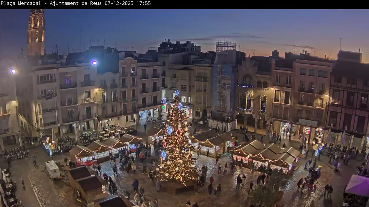 Reus Town Hall, Mercadal Square Live Cam - Tarragona, Catalonia, Spain